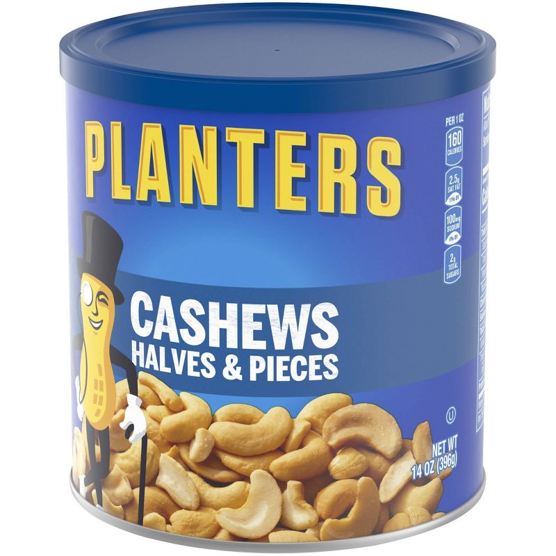 Planters Halves And Pieces Cashews - 14oz