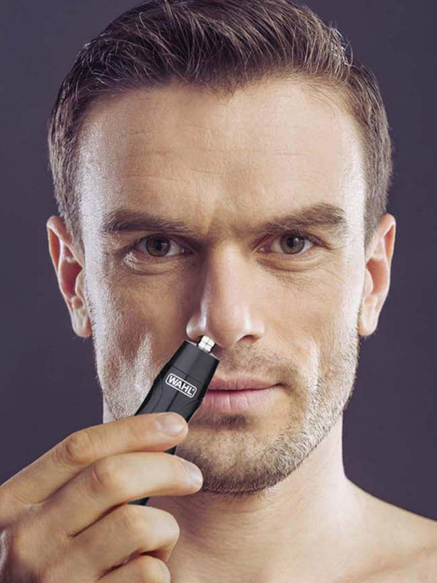 Wahl Mini GroomsMan 5608-524 Rechargeable Trimmer for Men (Black)