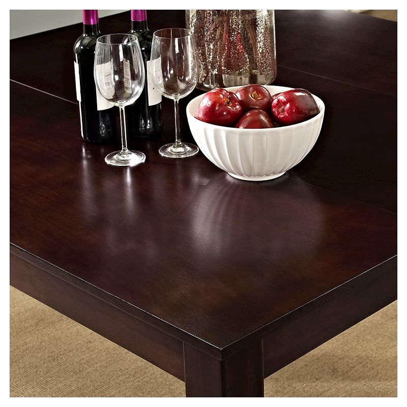 60" Cappuccino Wood Square Dining Table - Saracina Home