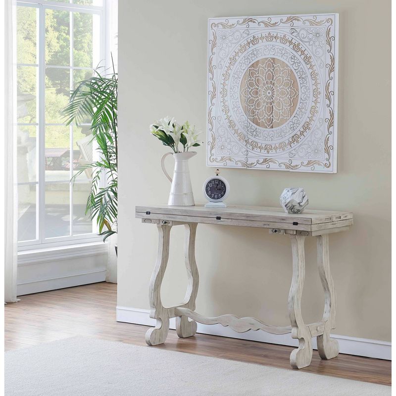 Bolden Park Fold Out Console Table White - Treasure Trove Accents