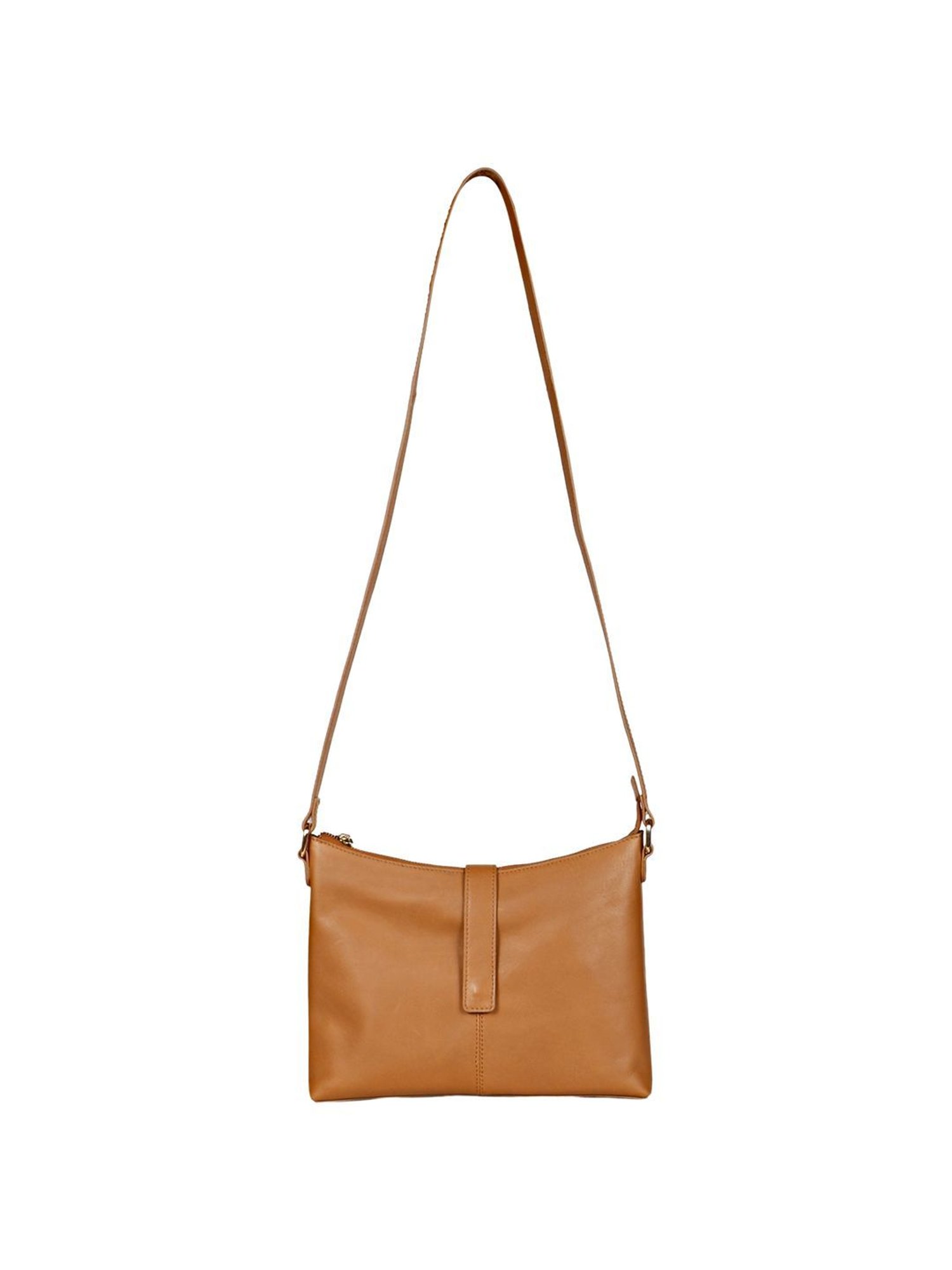 PERQUISITE STEPHANIE Brown Solid Small Sling Handbag