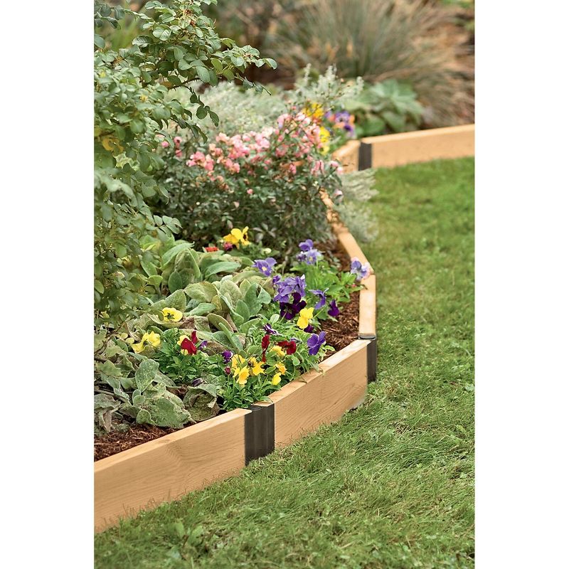 Raised Bed Corners, Pivoting Connectors, 8 Inch Set of 2 - Gardener's Supply Company