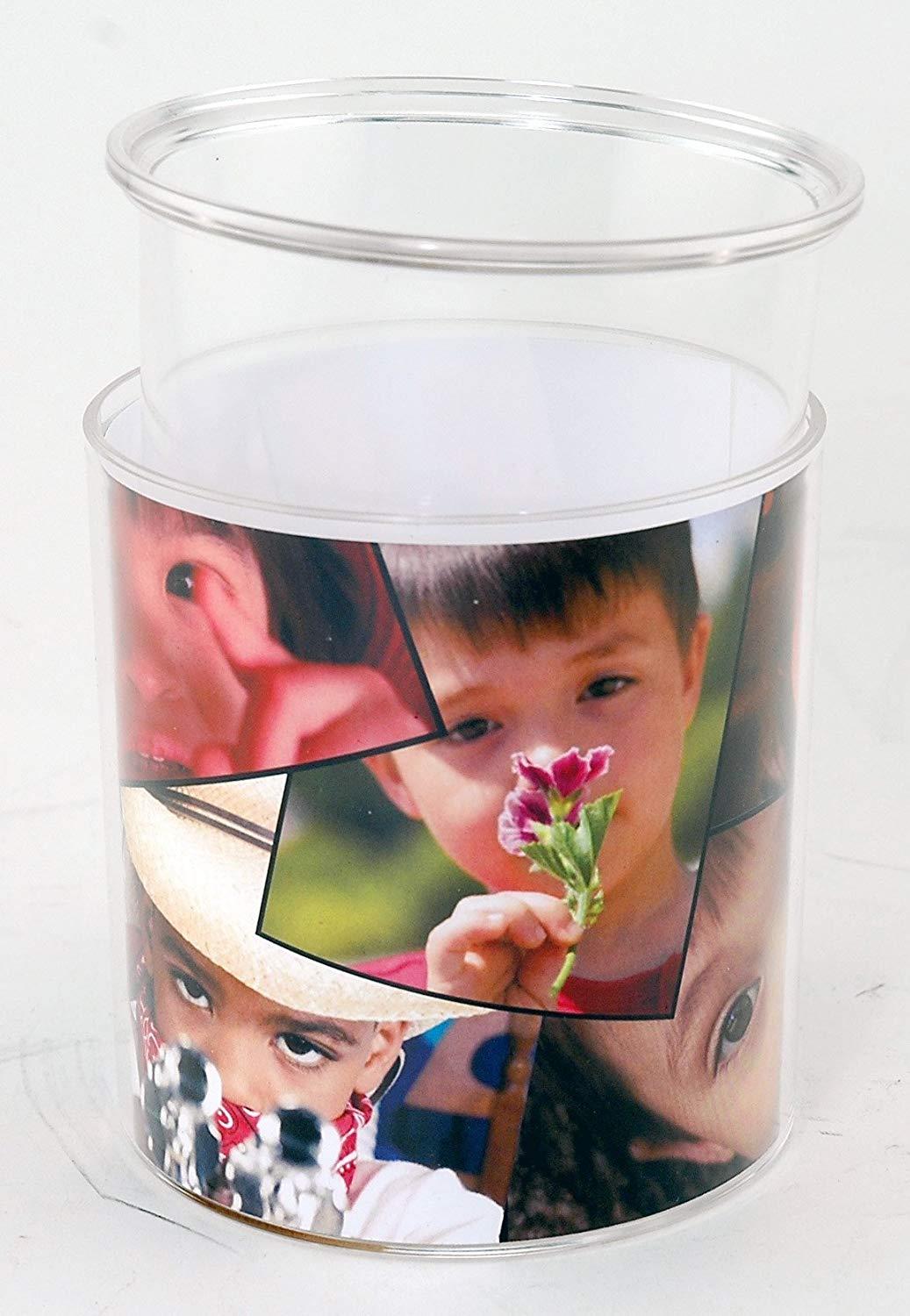 Create Your Own Pencil Cup - Photo DIY Desktop Organizer