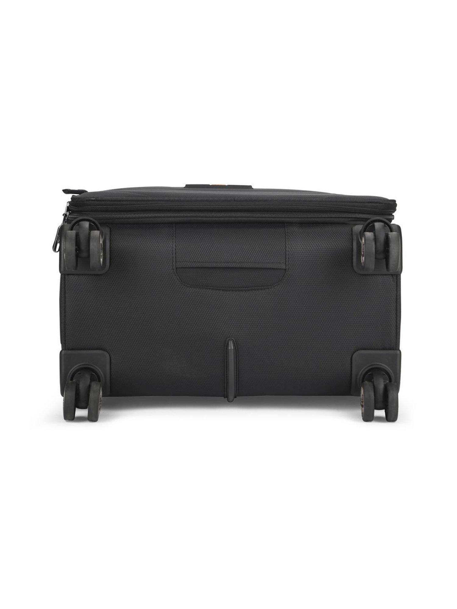 VIP Black 8 Wheels Medium Soft Cabin Trolley Bag 42.5 cm