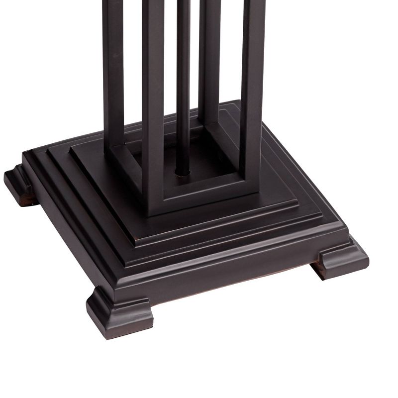 Franklin Iron Works Gentry Oil-Rubbed Bronze Downbridge Arc Floor Lamp