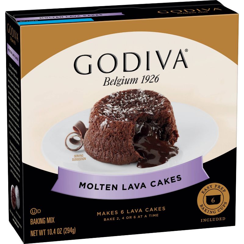 Betty Crocker Godiva Molten Lava Cakes Baking Mix - 10.4oz