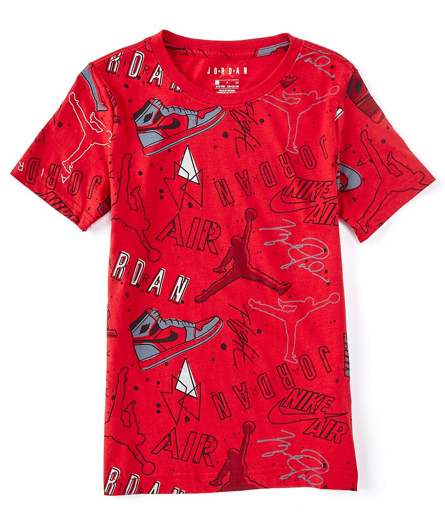 Jordan Big Boys 8-20 Short-Sleeve Playground Printed Tee