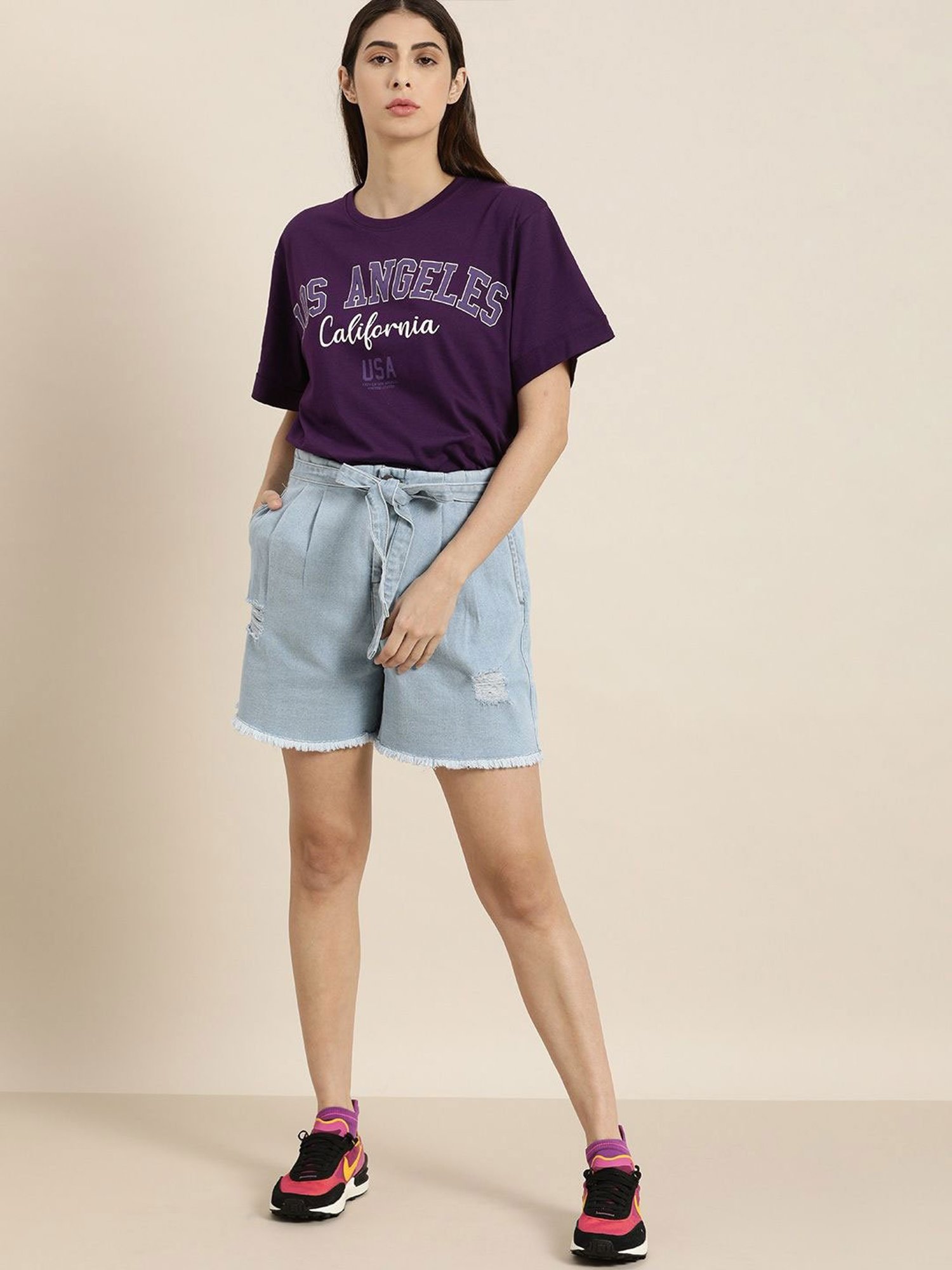 Dillinger Purple Graphic Print T-Shirt