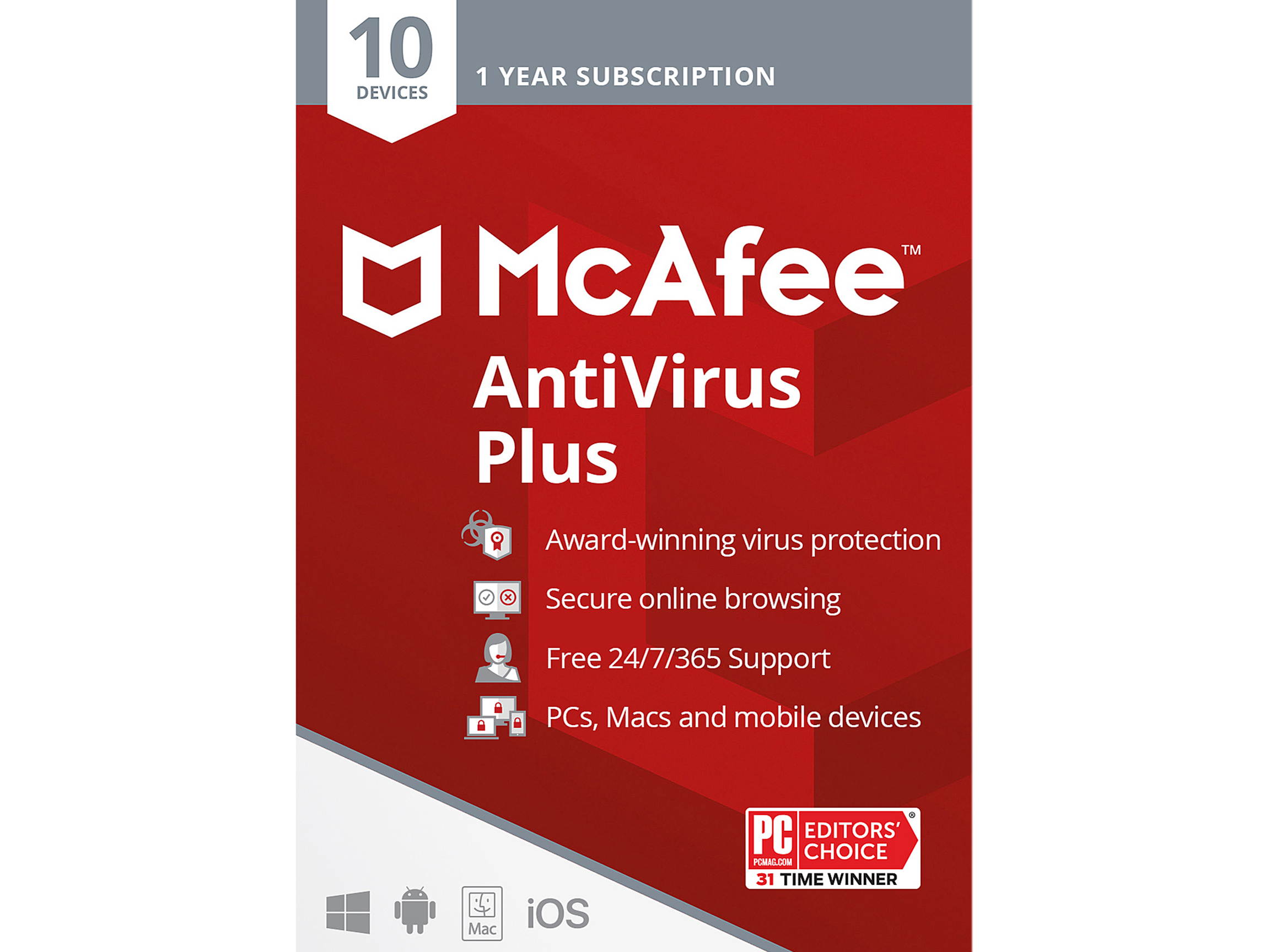 McAfee AntiVirus Plus 10 Device