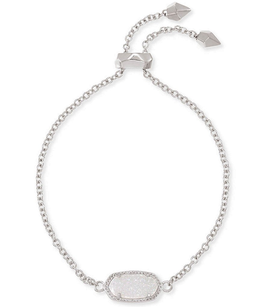 Kendra Scott Elaina Silver Adjustable Chain Bracelet