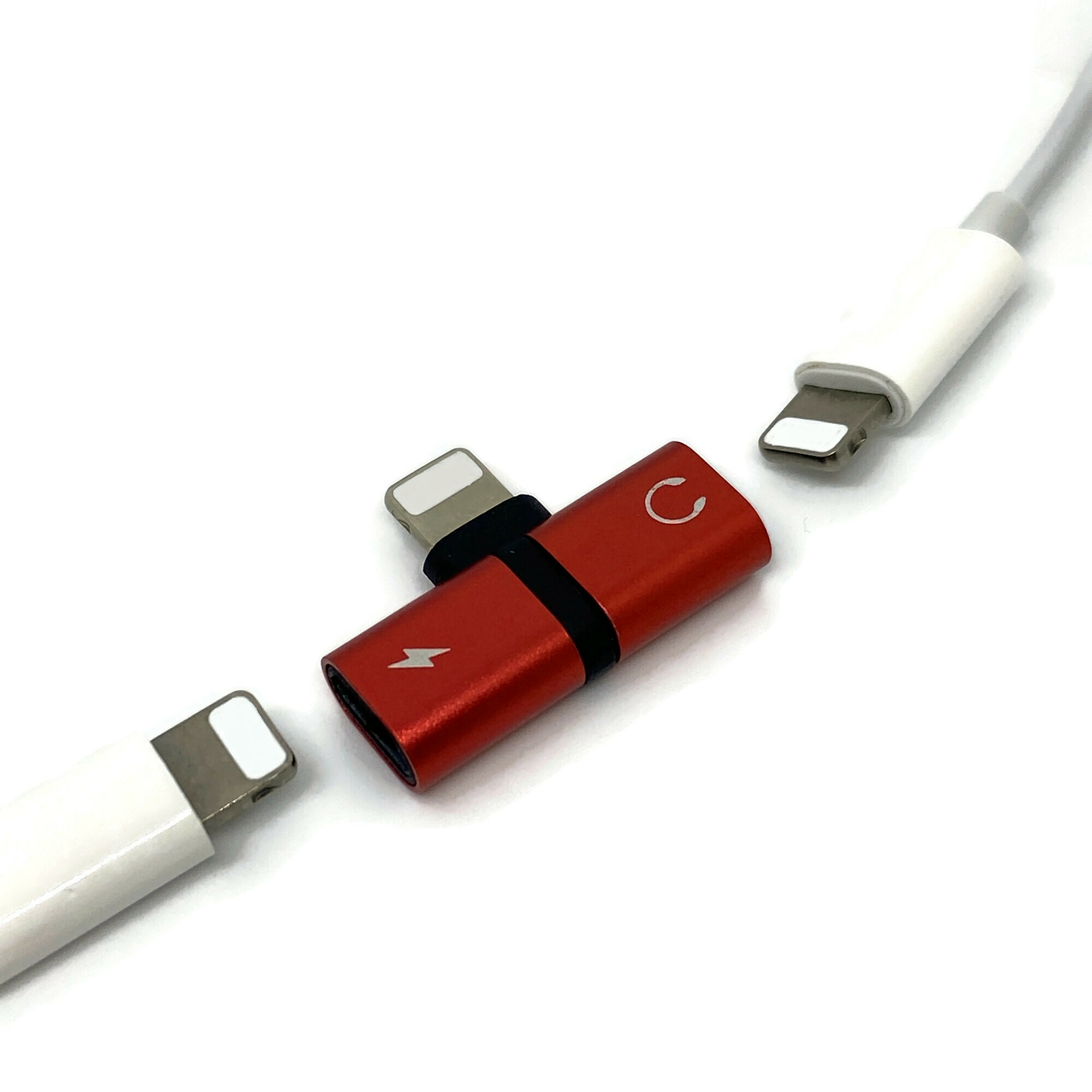 Lightning Connection Audio Charge Adapter For Apple iPhone 12 11 Pro XR XS X Max 8 7 Dual 2 in 1 Cable Converter Splitter Headphone Music Call