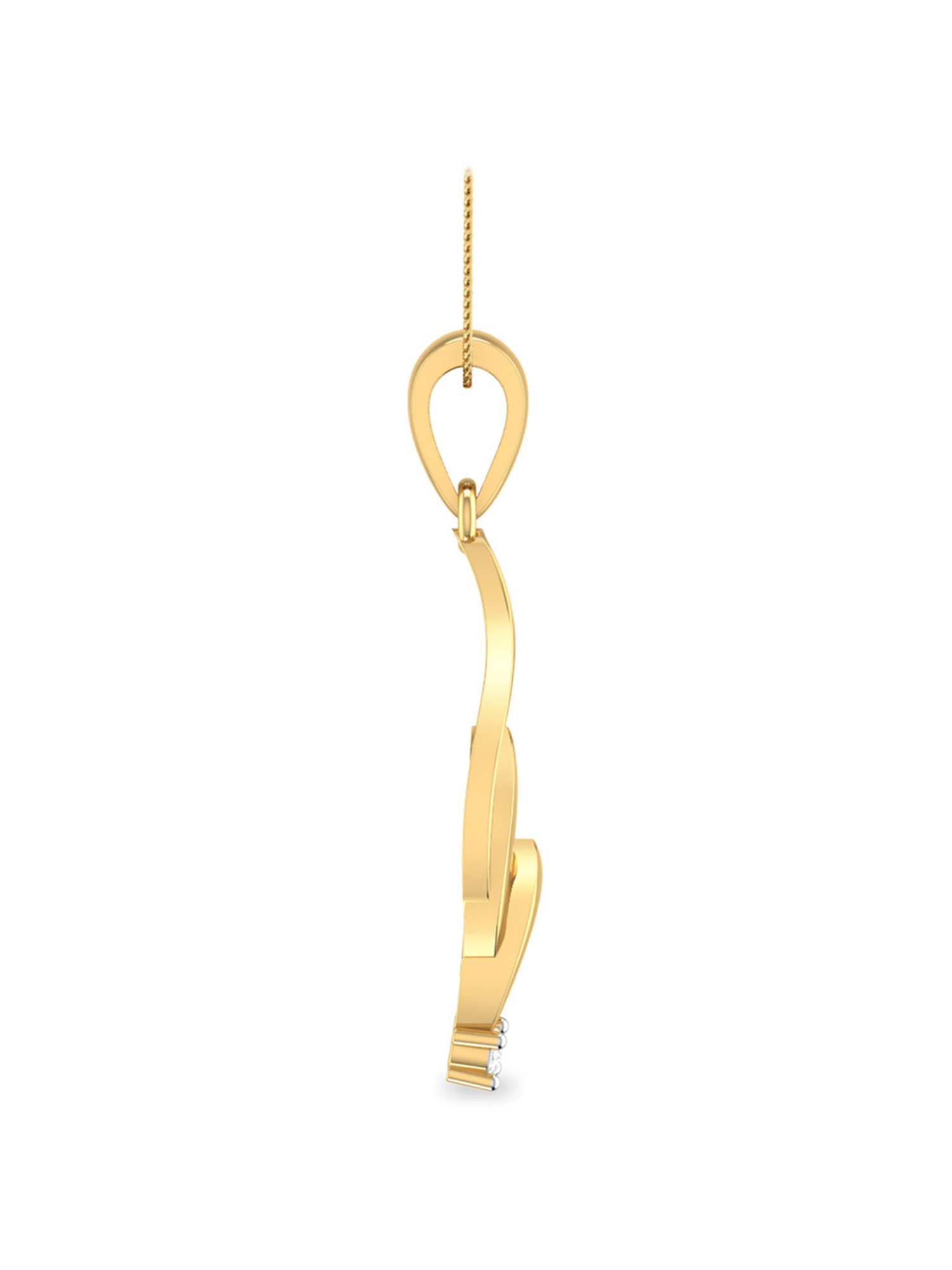 PC Jeweller Devlin 18k Gold Pendant without Chain for Women