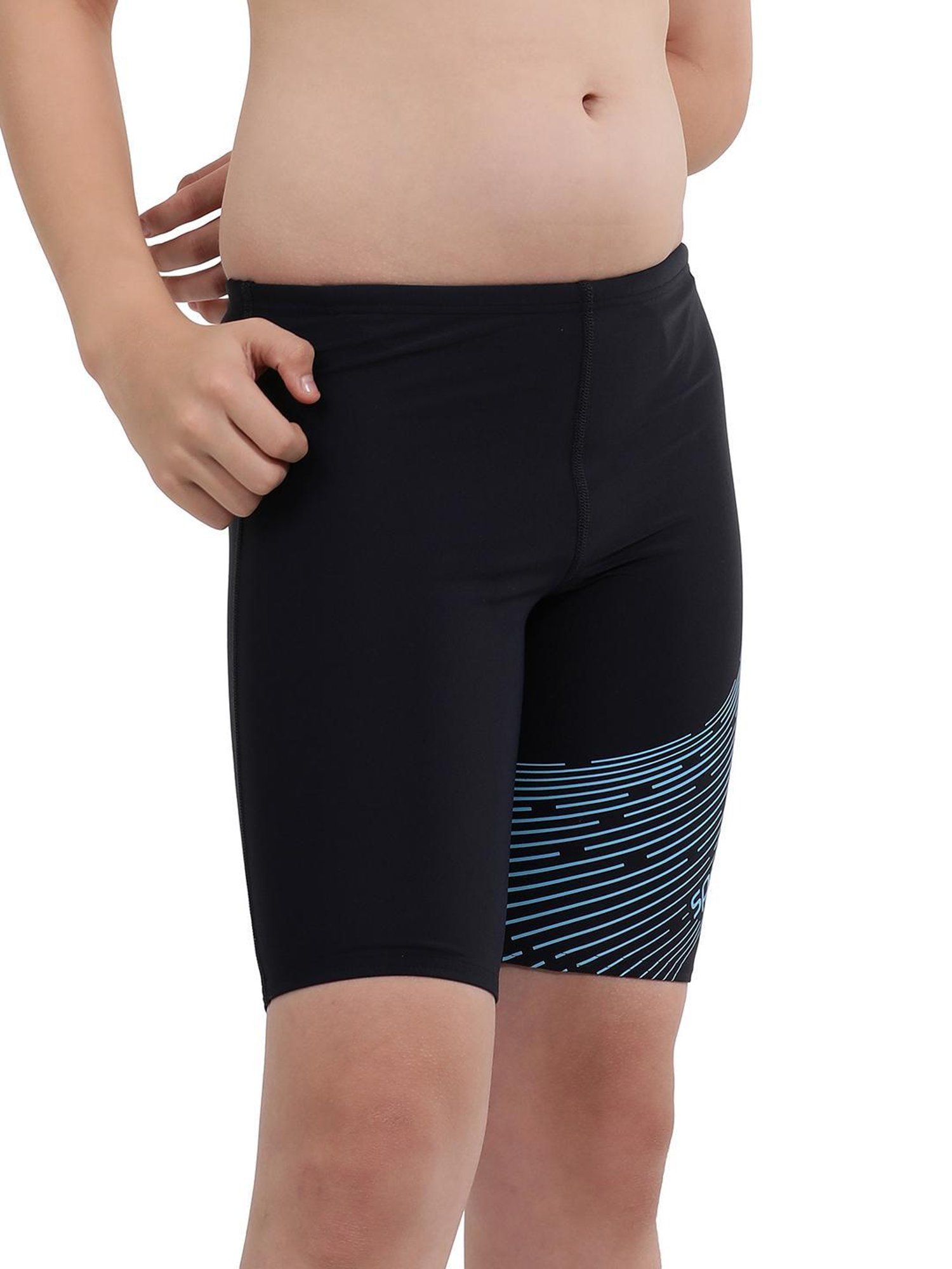 Speedo Kids Navy Solid Jammer