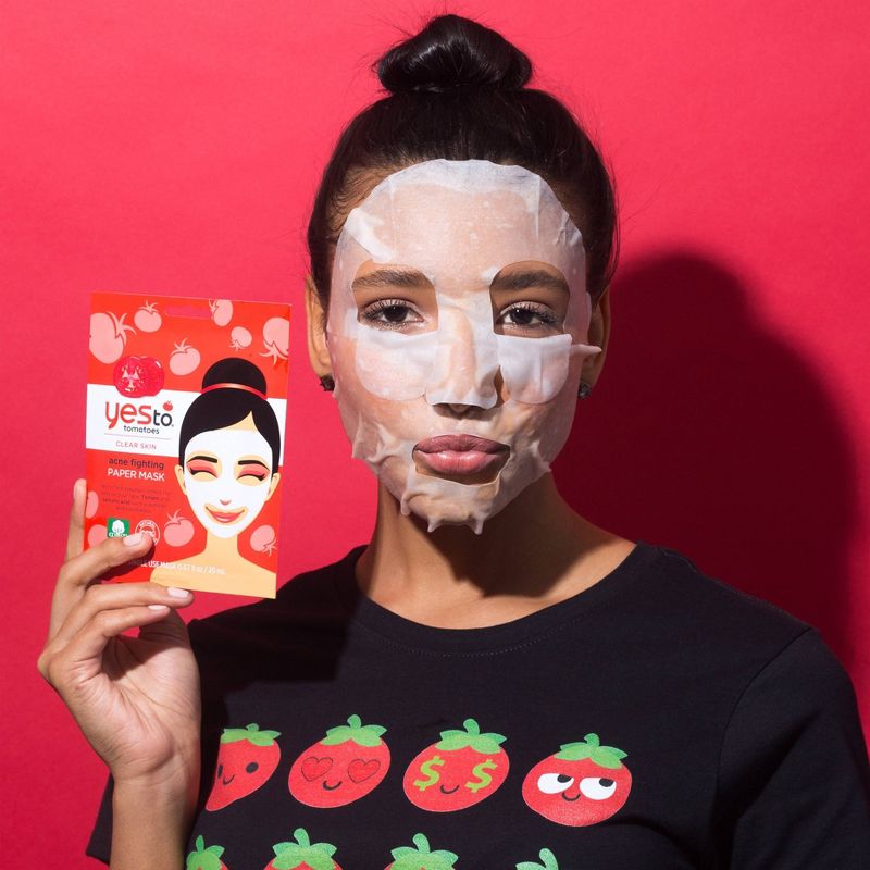Yes to Tomatoes Acne Fighting Paper Face Mask - 1ct