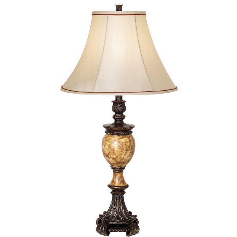 Kathy Ireland's Westminster Faux Marble Urn Table Lamp