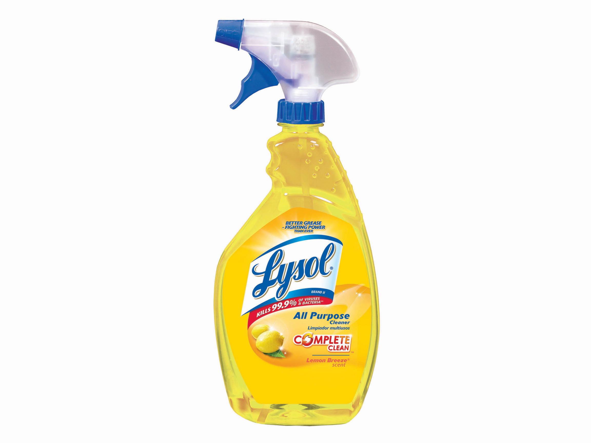 LYSOL Brand 75352EA All-Purpose Cleaner, Lemon, 32 oz. Spray Bottle