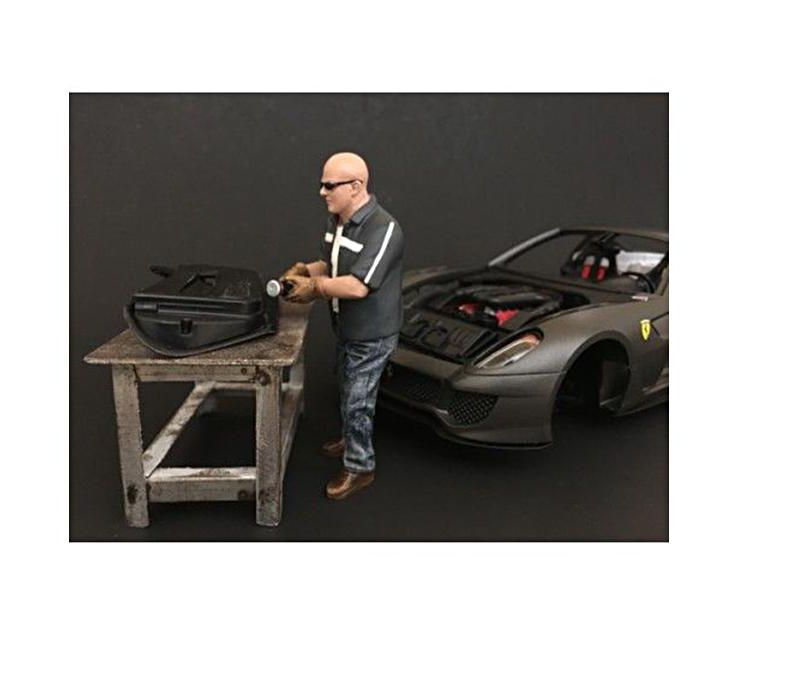 "Chop Shop" Mr. Fabricator Figurine for 1/24 Scale Models by American Diorama