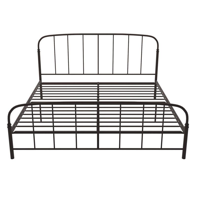 King Larissa Metal Bed Bronze - Room & Joy