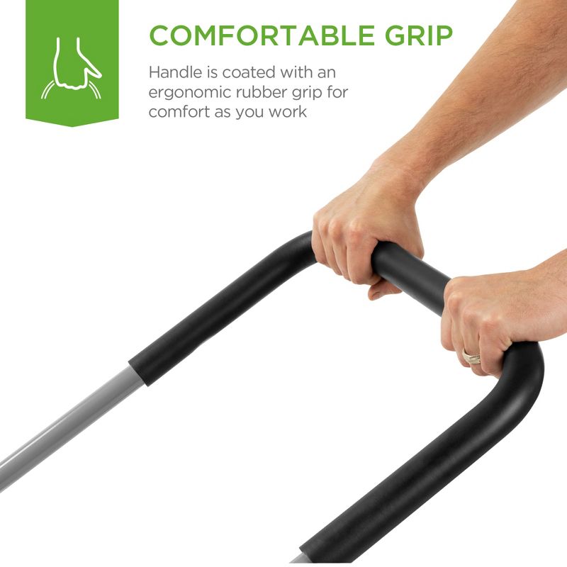 Suncast 15 Gallon Poly Multipurpose Rolling Lawn and Garden Cart, Taupe (2 Pack)