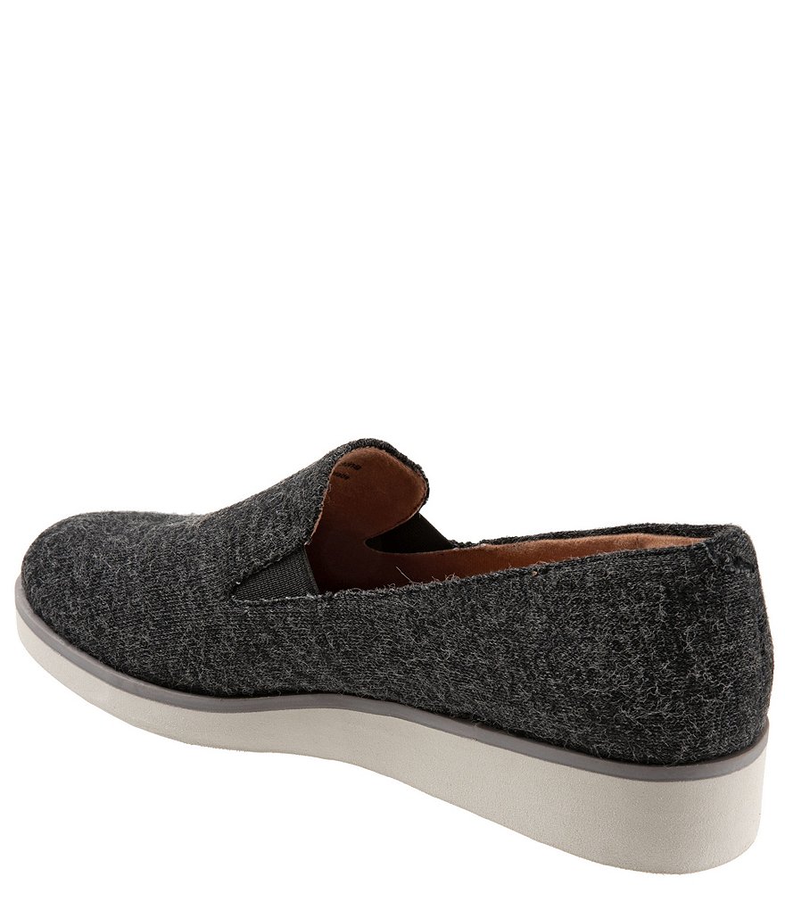 SoftWalk Whistle Textile Wedge Slip-On Sneakers