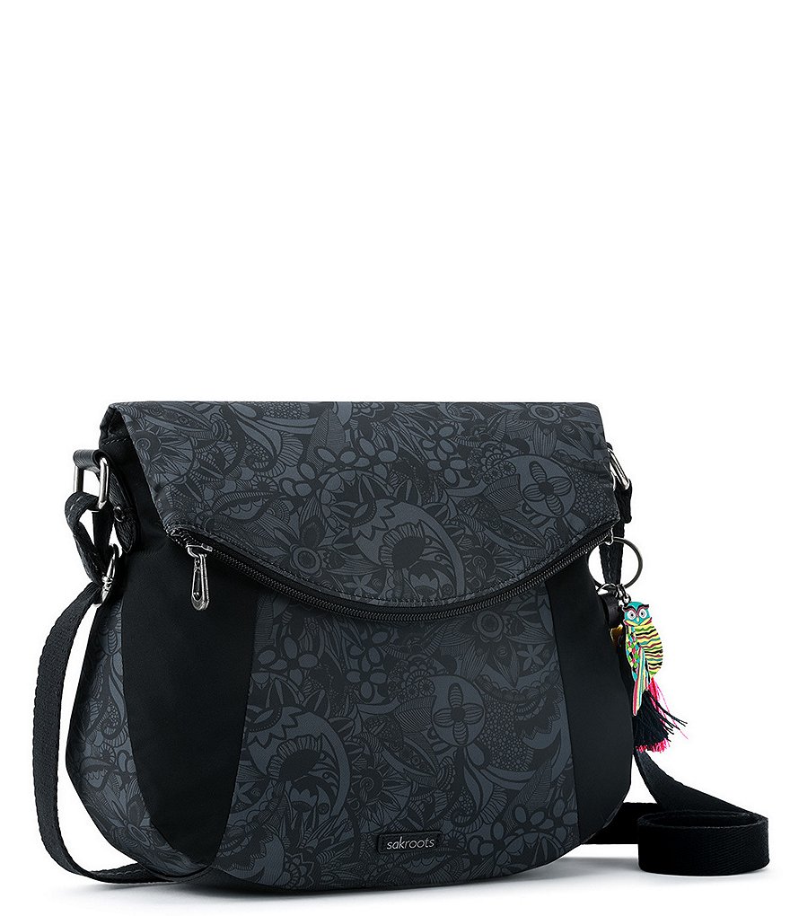 Sakroots Foldover Colorblock Crossbody Bag