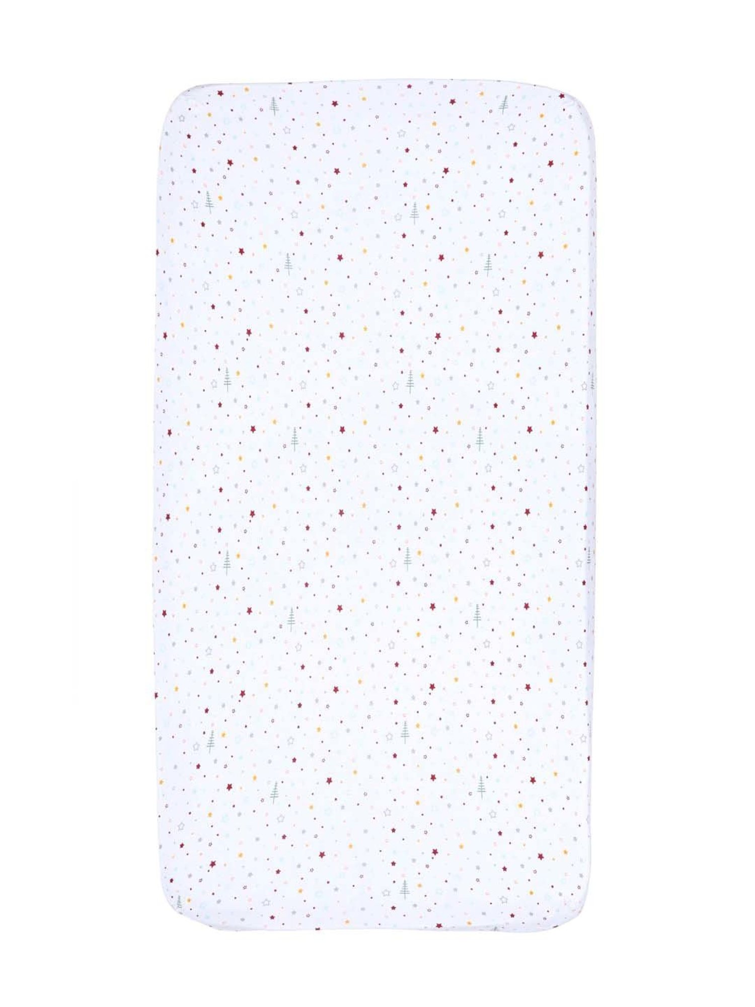 MiArcus Fundays Multicolor Cotton 30 TC Single Cot Sheet - Set of 2