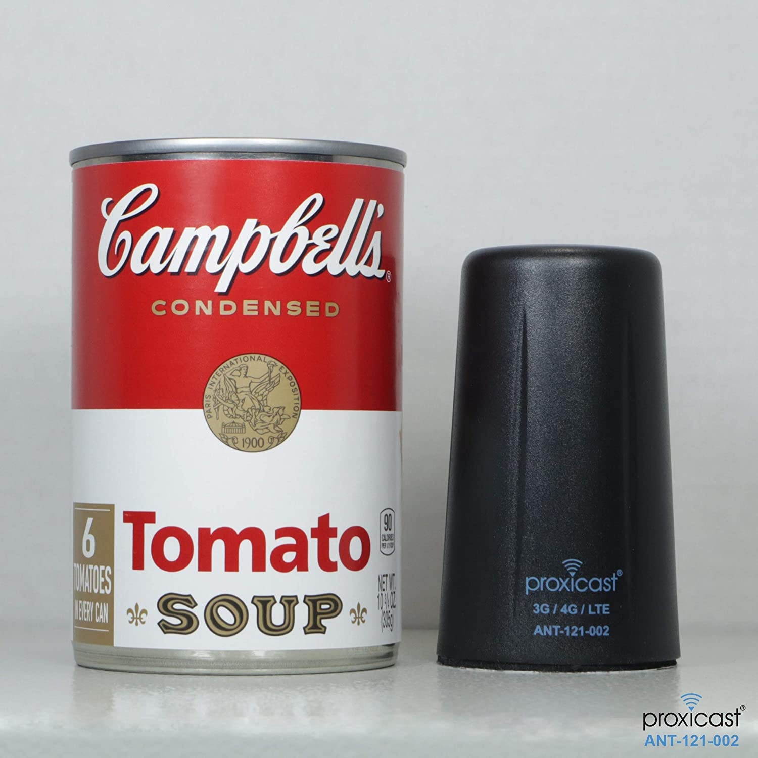 Vandal Resistant Low Profile 3G/4G/LTE Omni-Directional Antenna - 3-5 dBi Gain - Fixed Mount - 10 ft Coax Lead - for Cisco Cradlepoint Digi Novatel Pepwave Proxicast Sierra Wireless and Others