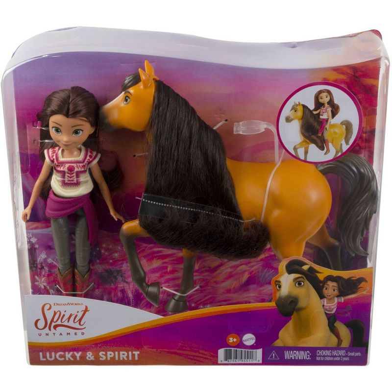 Spirit Untamed Lucky & Spirit Doll and Horse Figures