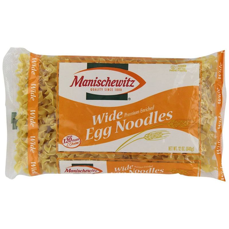 Manischewitz Wide Egg Noodles 12oz