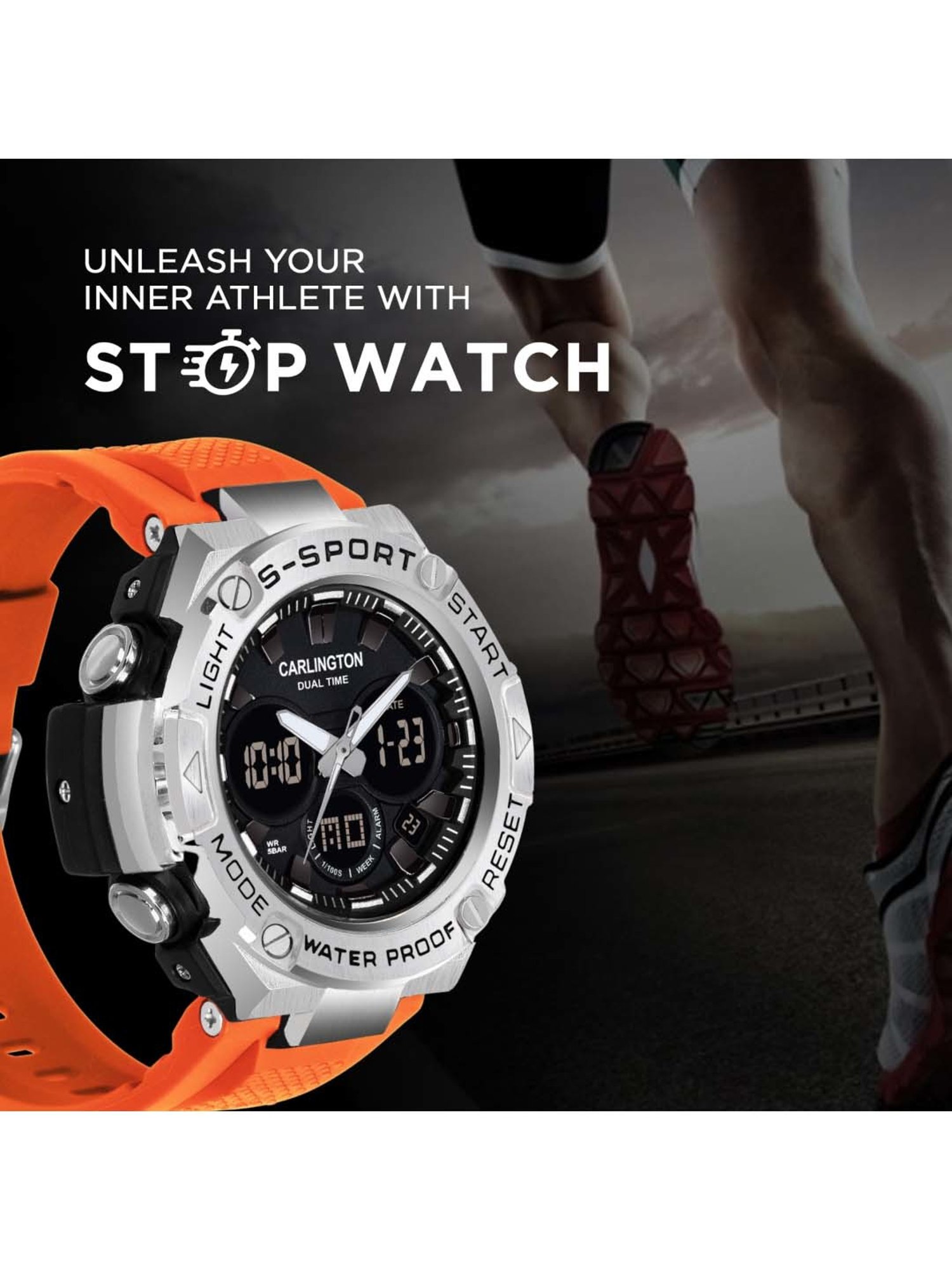 CARLINGTON Endurance 9107 Analog-Digital Watch for Men