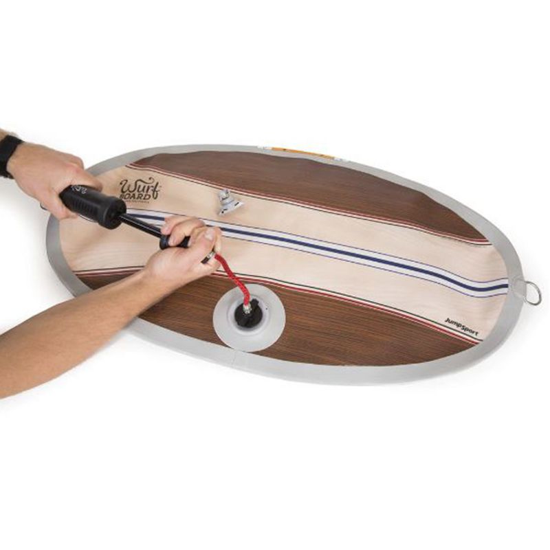 1'6"x2'9" Oval Floor Mat Brown - JumpSport