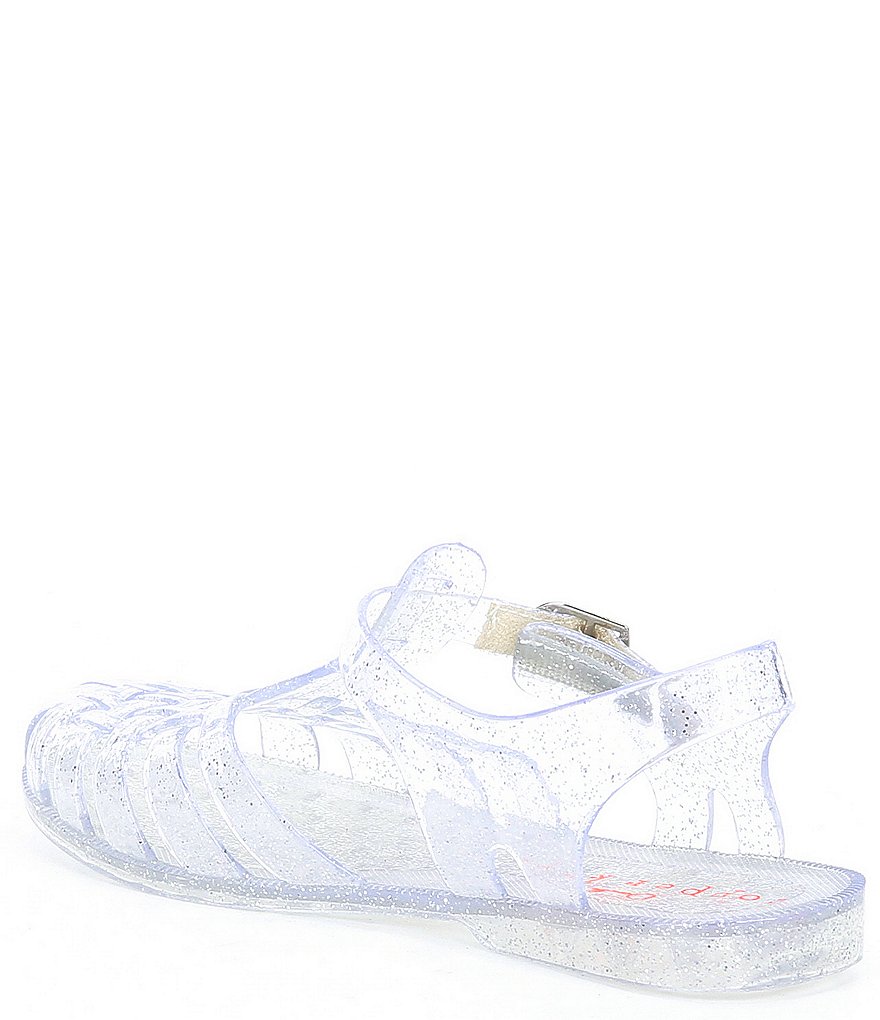 Copper Key Girls' Jelleee Fisherman Sparkle Jelly Sandals (Toddler)