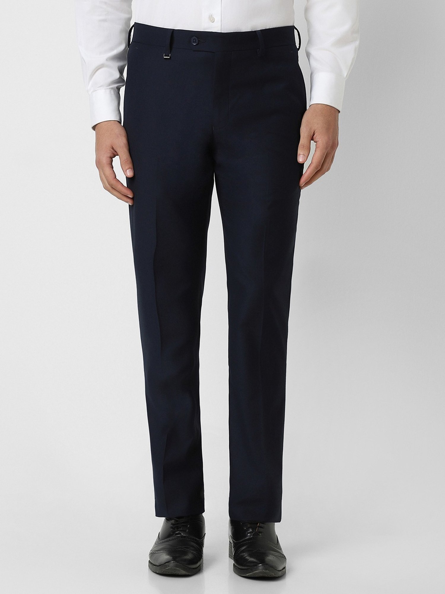 Van Heusen Navy Slim Fit Trousers