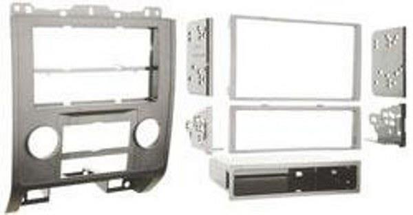Metra 99-5814S Single or Double DIN Installation Dash Kit for 2008-up Ford Escape, Mercury Mariner, and Mazda Tribute (Silver)