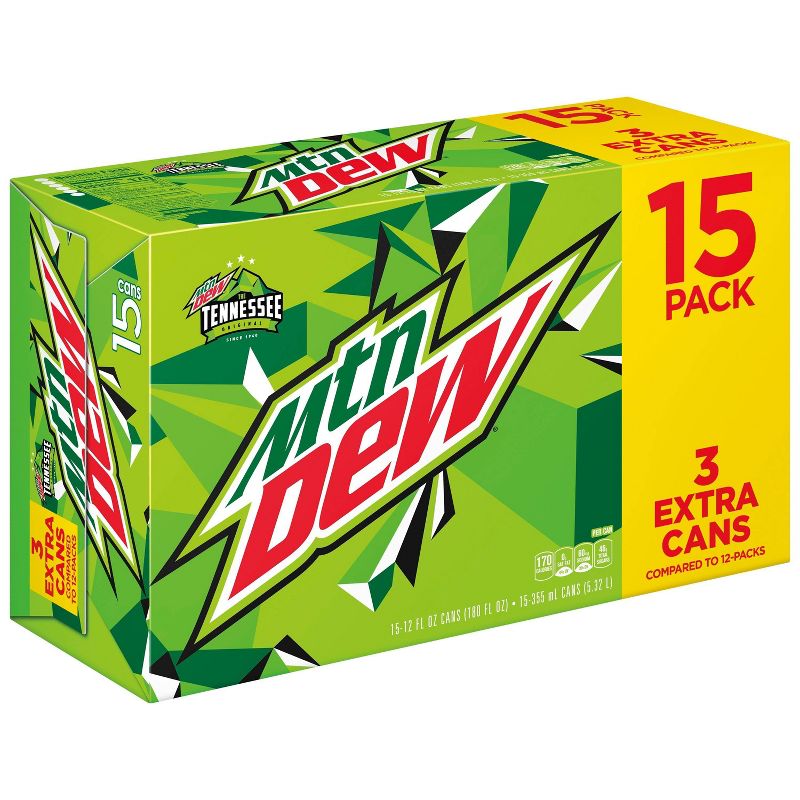 Mountain Dew - 15pk/12 fl oz Cans