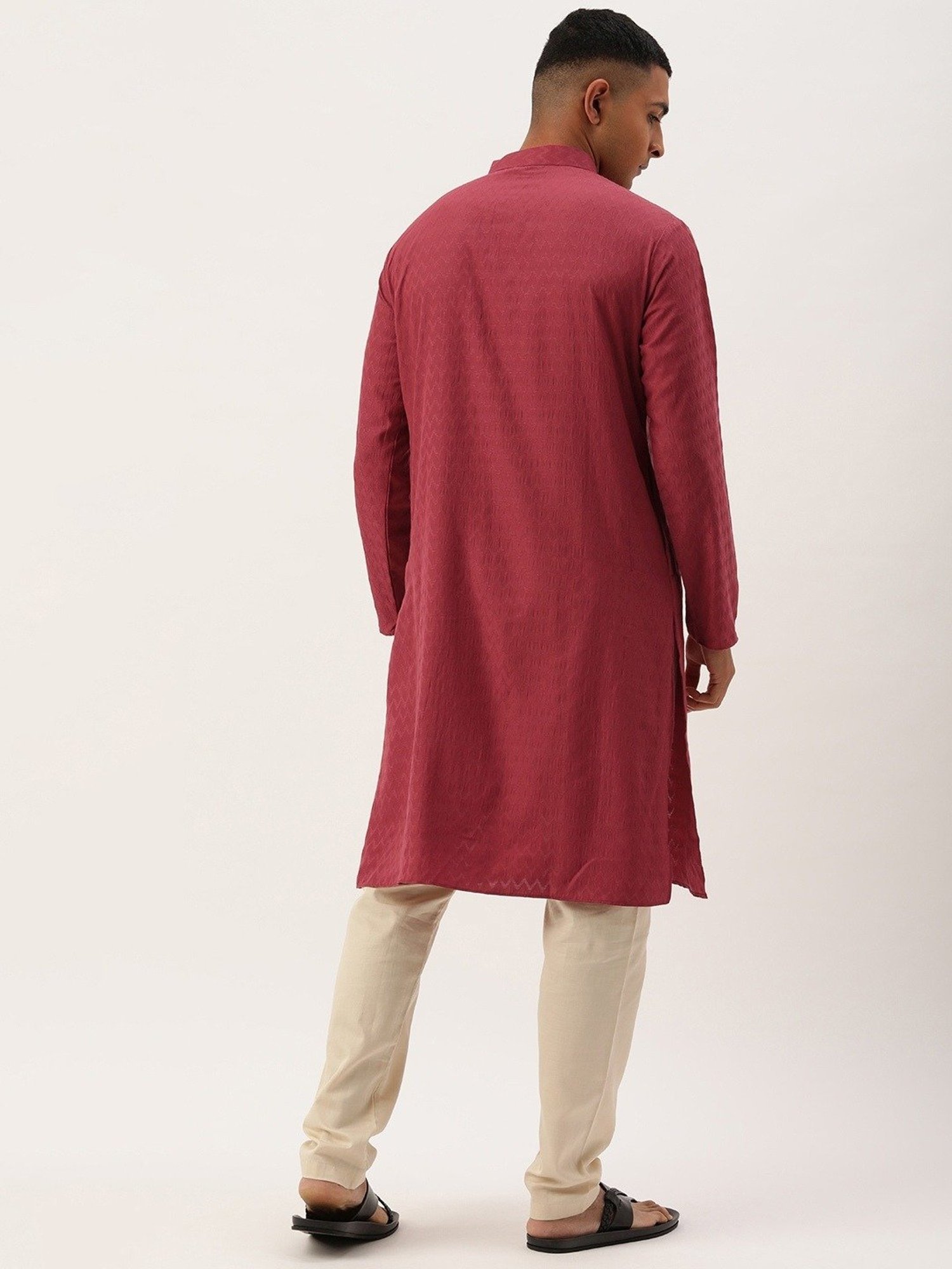 SWAGG INDIA Mid Pink Regular Fit Kurta