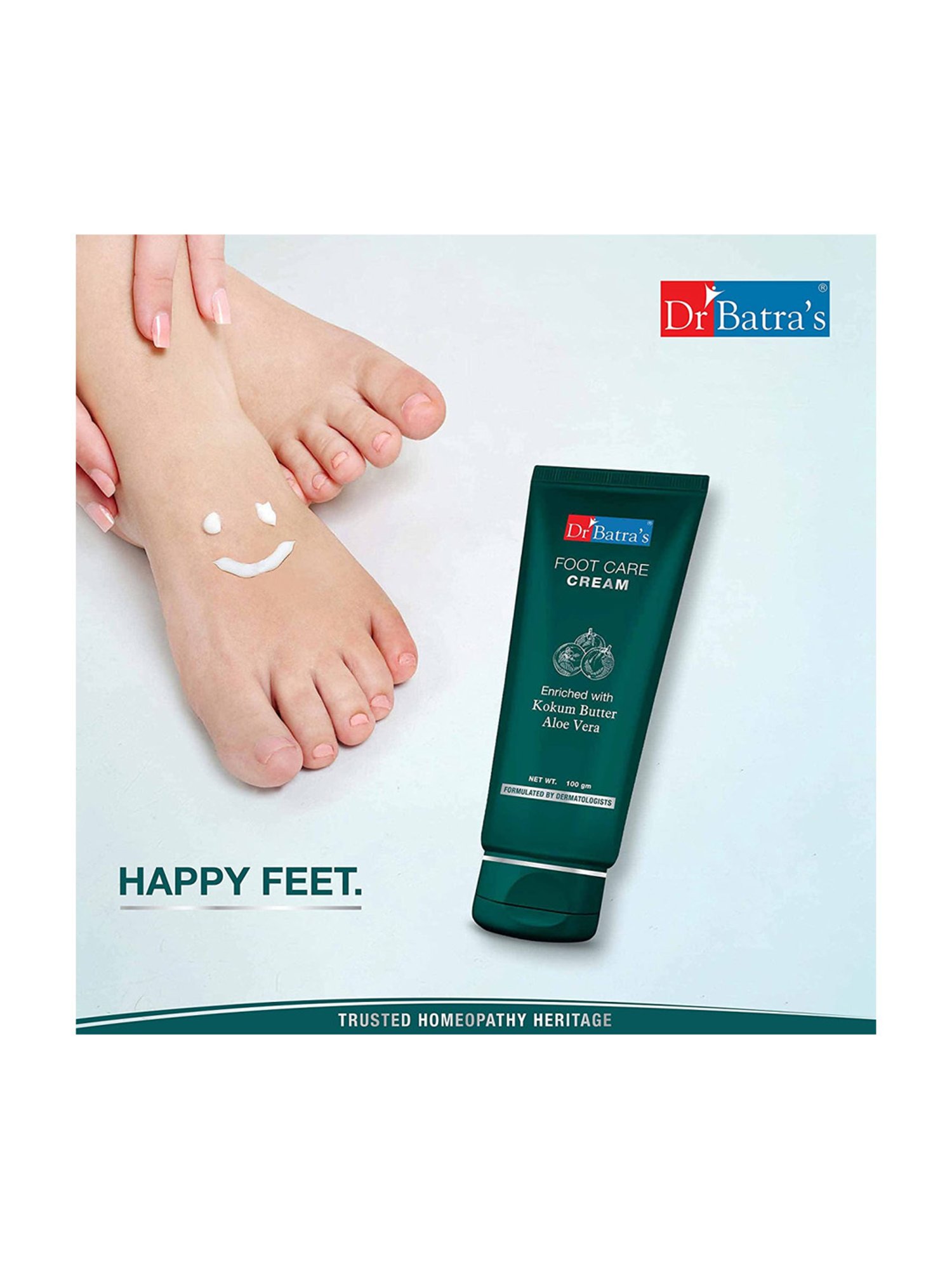 Dr. Batra's Natural Moisturising Lotion, Deo & Foot Care Cream
