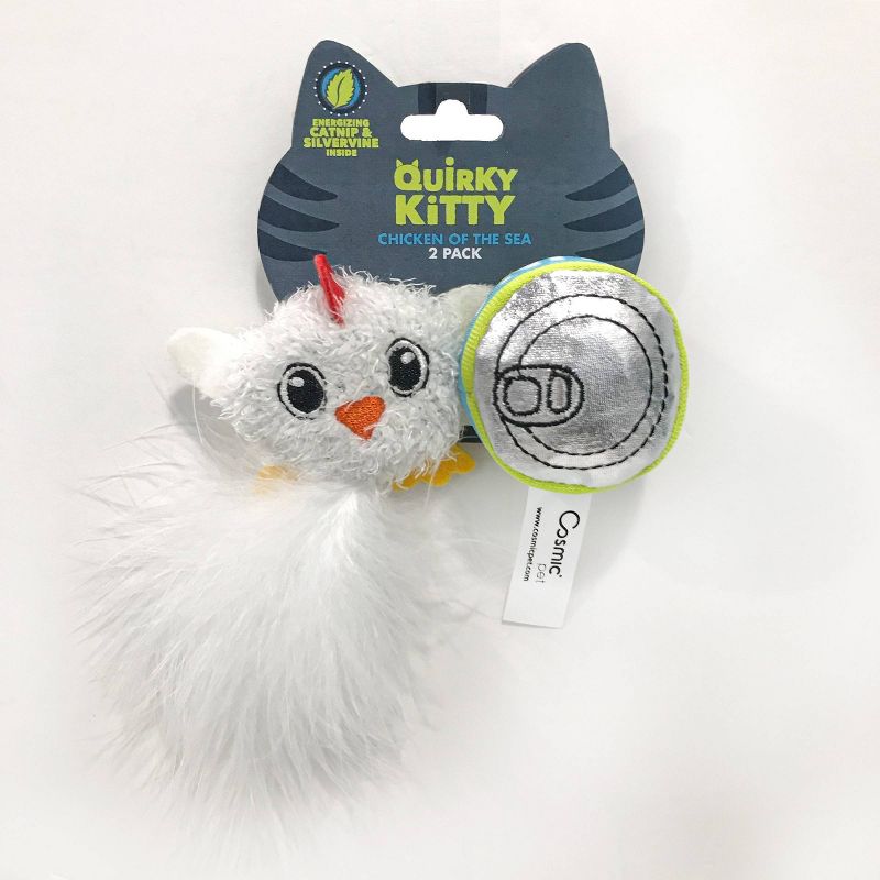 Quirky Kitty Chicken & Tuna Cat Toy
