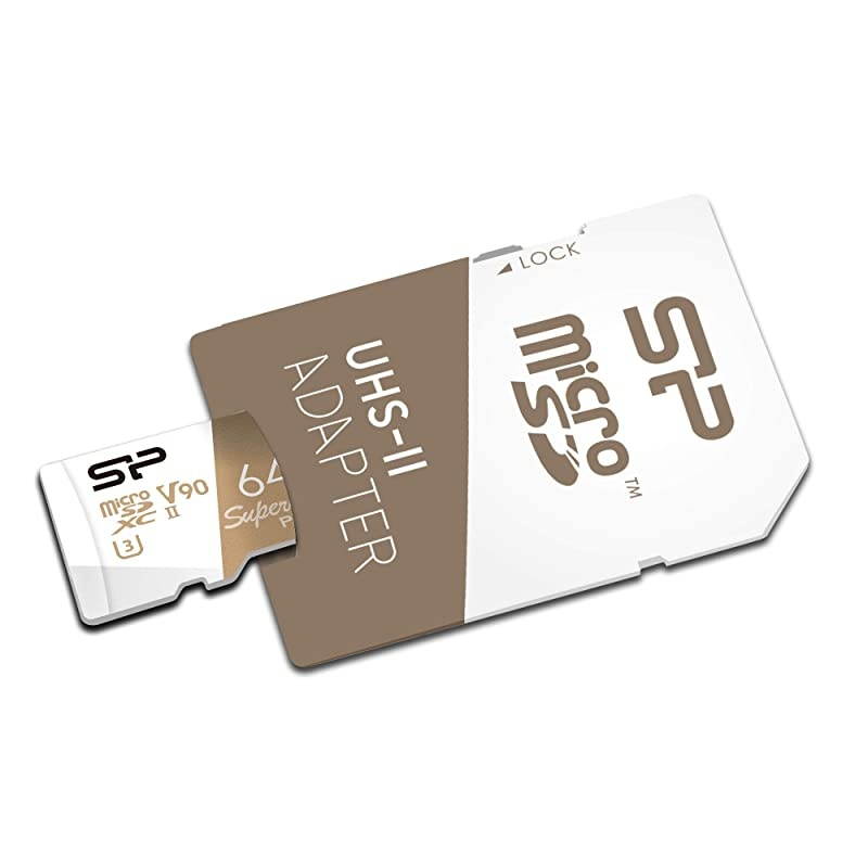 Power 64GB RW up to 290 160MBs Superior Pro Micro SDXC UHSII U3 V90 8K High Speed MicroSD Card with Adapter Compatible with GoPro 7 GoPro 8