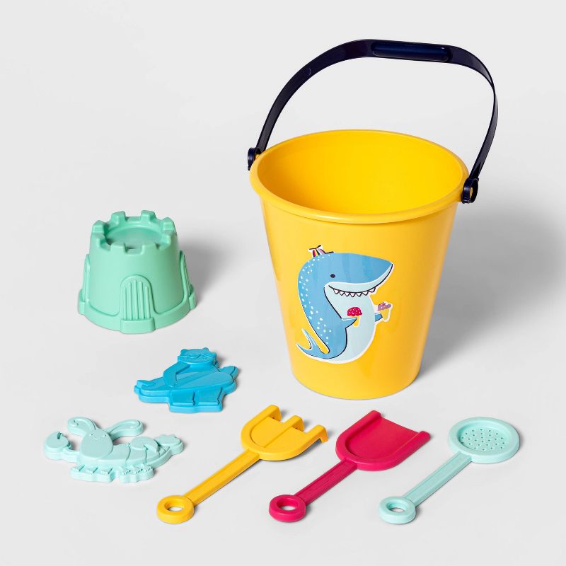 7pc Shark Sand Bucket Set - Sun Squad™