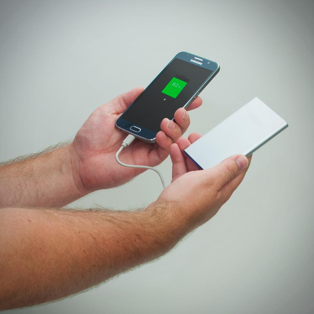 instaCHARGE Grab & Go 4-Pack 4000mAh Power Banks & Charging Station, Black