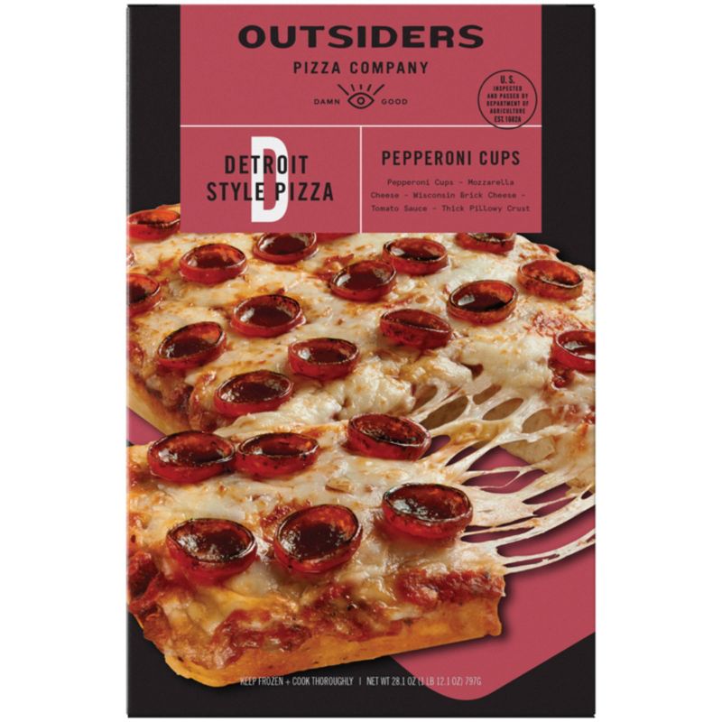 Outsiders Pizza Company Detroit Style Pepperoni Frozen Pizza - 28.1oz