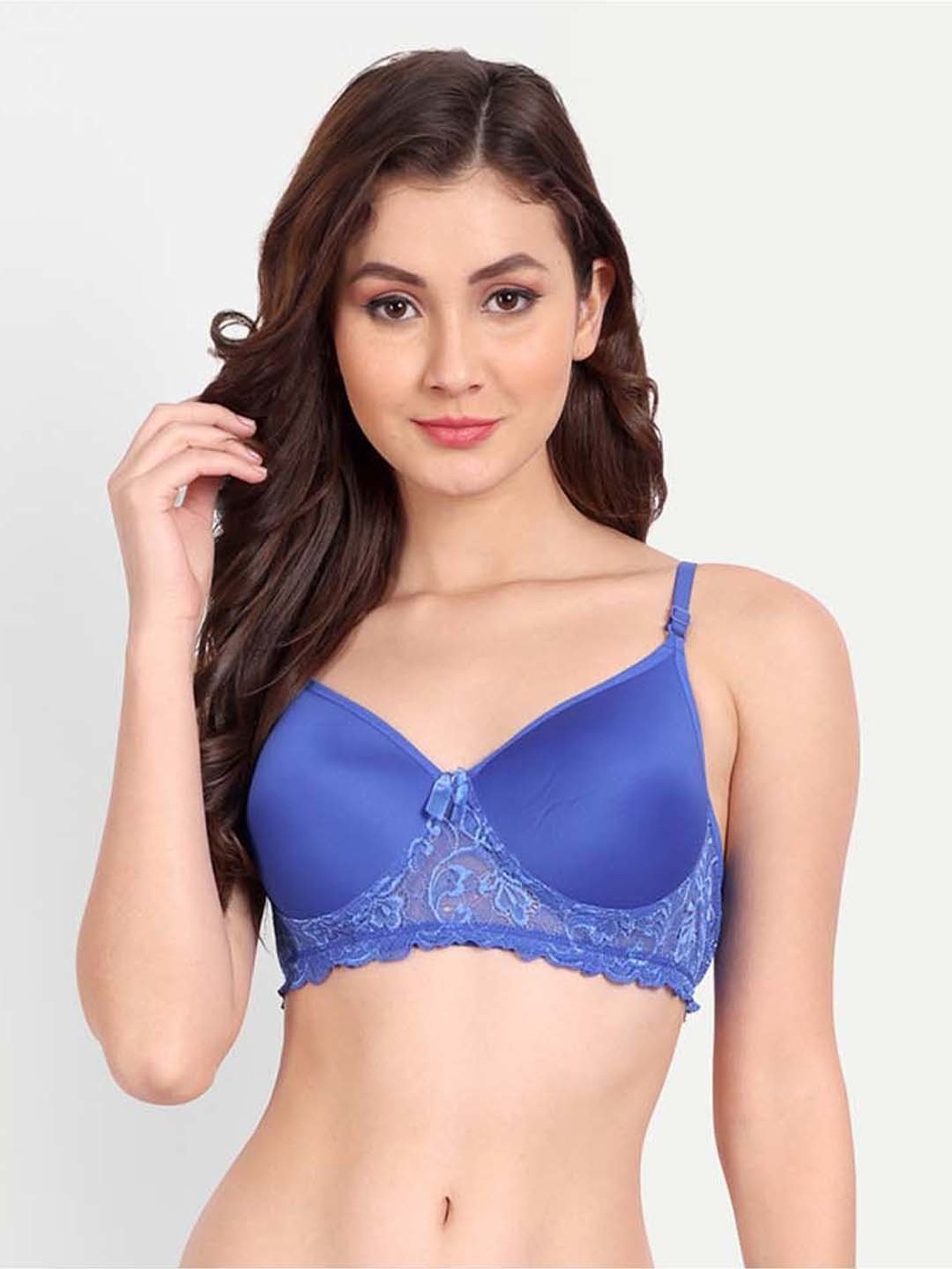 FIMS: Fashion is my Style Multicolored Lace Work Push-Up Bras - Pack Of 4