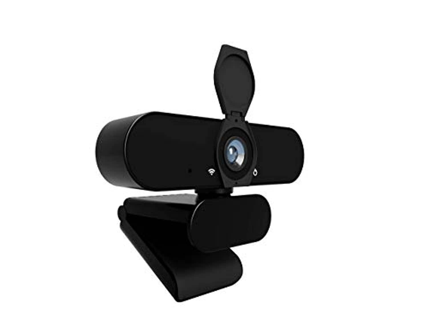 nov8tech webcam with microphone & cover, full hd 1080p web camera, usb plug & play for desktop pc & laptop windows & macos, facial-enhancement technology for video live streaming,