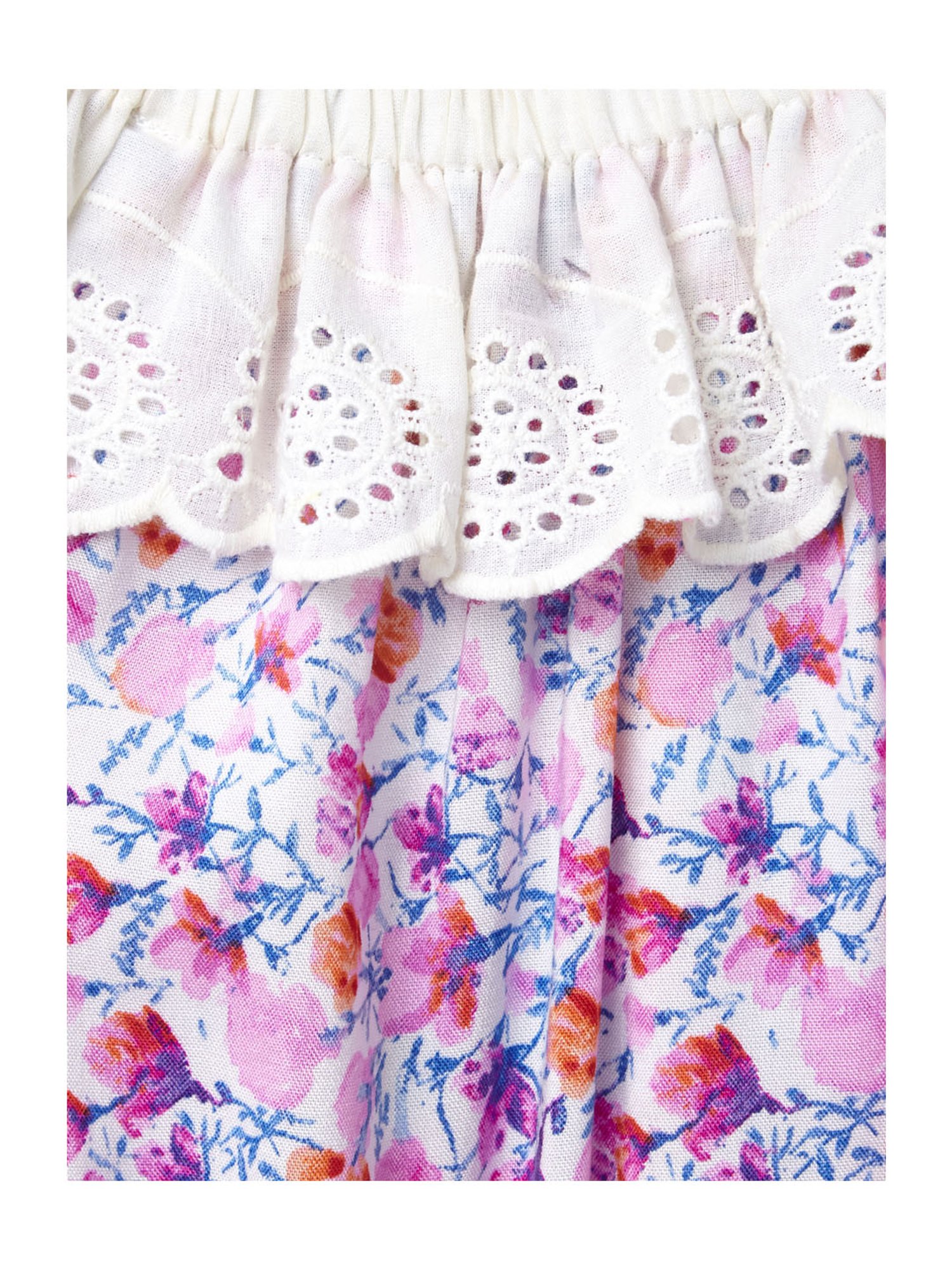 Cub McPaws Kids Multicolor Floral Print Top