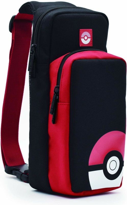 Hori Official Nintendo Switch Adventure Pack Travel Sling Shoulder Bag - Pokemon Pokeball