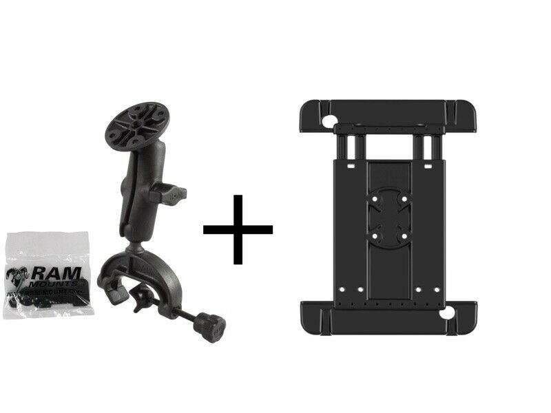 RAM Music Stand/Mic Stand C-Clamp Mount for iPad Air, Air 2, iPad 9.7, w/o Case