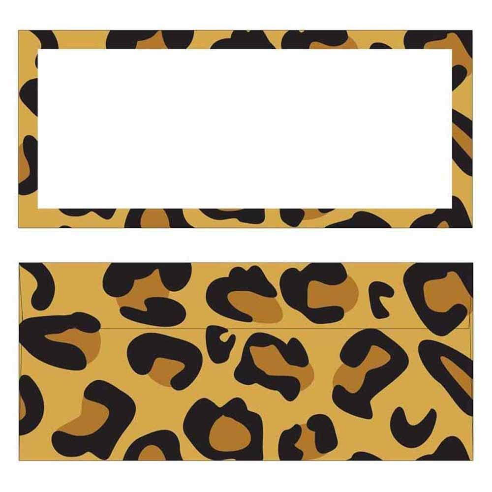 Modern Leopard Print Envelopes