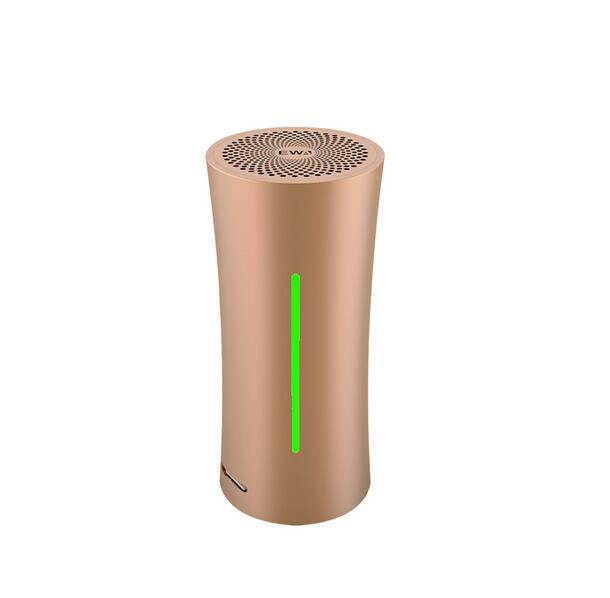 EWA A115 Super Battery 105-hours Playtime Bluetooth Speaker Built-in 6000mAh Rechargeable Battery Great Sound & Bass Handy with Small Bag (Gold)