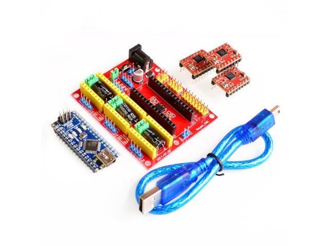 10Pcs 1.2mm Carbide PCB Drill Bits, Print Circuit Board Mini CNC Drilling Bit Set, Woodworking Tools